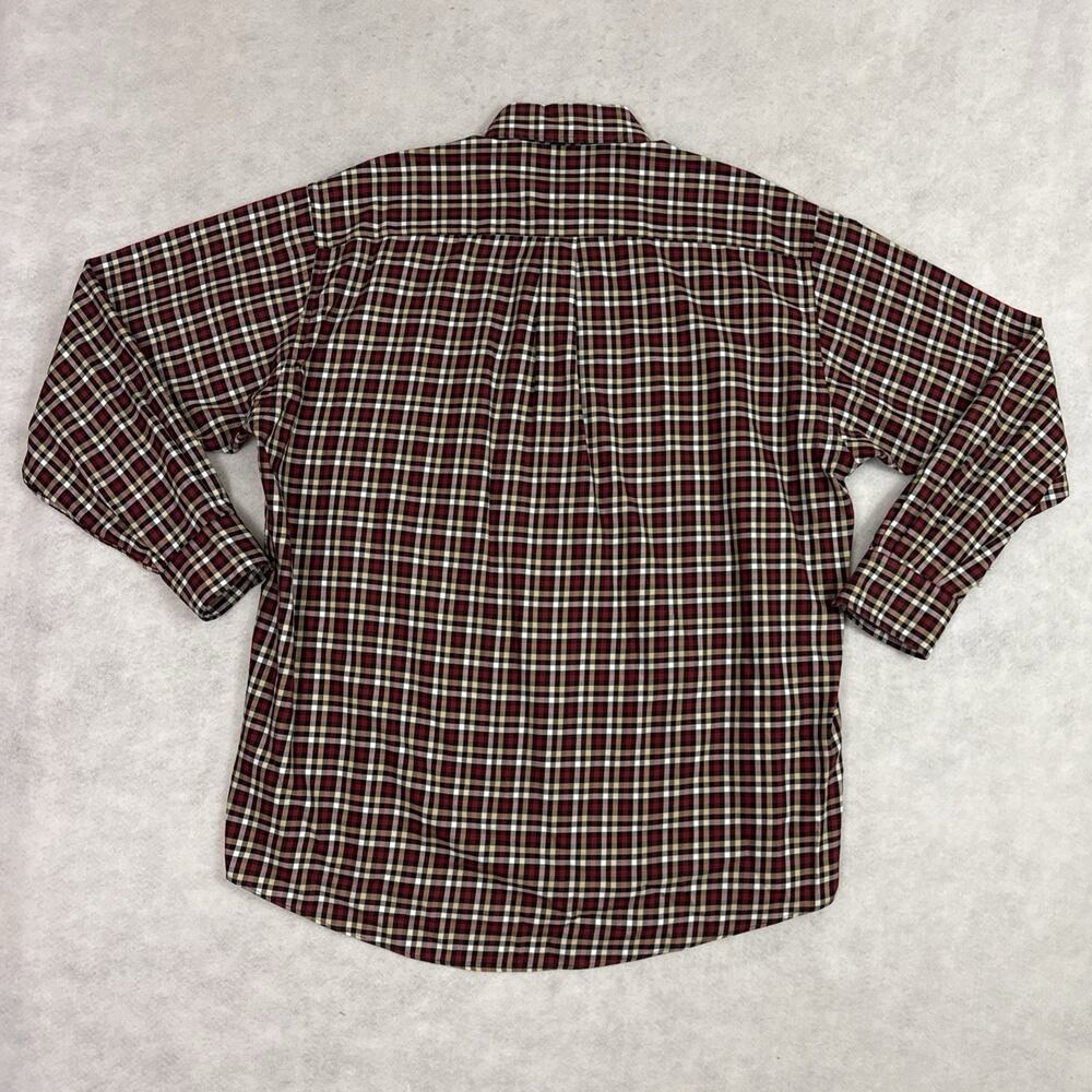 Burberry London Shirt Mens XL Plaid Button Down Nova Check Cotton Long Sleeve - Picture 5 of 12